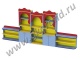 Стенка детская прямая, лдсп-цветное, (вар №1, вар №2, вар №3)