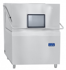 Посудомоечная машина купольного типа Abat, производительность 1400 тарелок/час, комплектуется: кассетой для мытья тарелок (500х500мм), кассетой для мытья стаканов и чашек (500х500мм), 2-мя стаканами для мытья приборов, дозатором ополаскивающего средства,