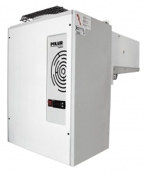 Моноблок среднетемпературный «POLAIR», рабочий диапазон Т (-5 … +10)С, объем холодильной камеры 5,5 -  11,4 м3, напряжение 220В, R 404а, оттайка ТЭНами, мощность конденсатора 18w/1300об., мощность воздухоохладителя 18w/2600об., поверхность конденсатора 6,
