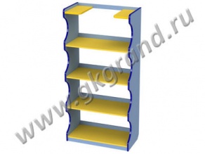 Стеллаж для пособий, лдсп-цветное, (вар №1, вар №2, вар №3)
