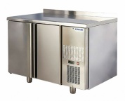 Морозильный стол с бортом (60мм) «POLAIR», температурный режим  до -18С, 2 двери GN1/1, полностью из нержавеющей стали AISI304, объем 320л,  динамическое охлаждение, автоматическая оттайка, температура окружающей среды +12…+32, R134a