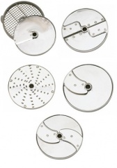 Комплект из 6 дисков для  Robot-coupe (Франция) CL30 (слайсер 2мм, 4мм, терка 2мм, соломка 4*4мм, комплект для нарезки кубиком : слайсер 10мм + решетка 10*10мм)