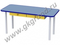 Стол-парта детский №1-3 гр. роста, м/к, лдсп-цветное, 2-ящика (вар №1, вар №2, вар №3)
